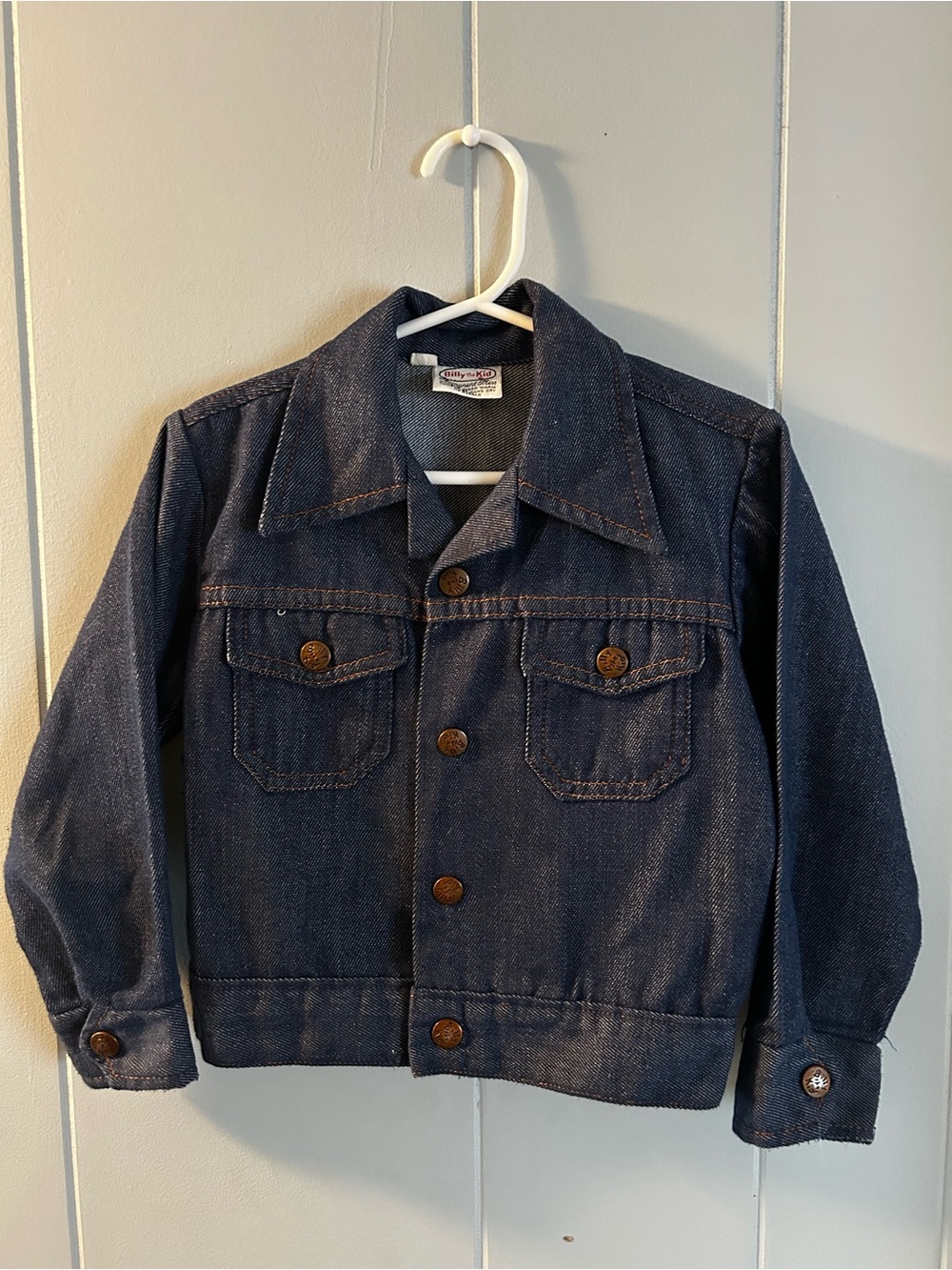 Vintage Billy The Kid Denim Jacket with Button Front